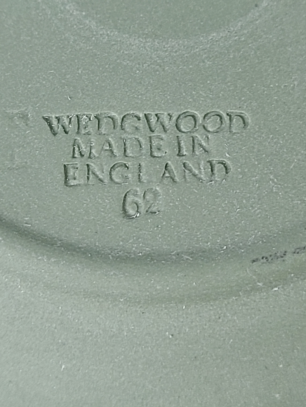 Wedgwood Sage Green Blue Jasperware Small Round Vintage Trinket Dishes-Set of 3 - Picture 9 of 9